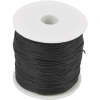 Creativ Company Katoenkoord, dikte 1 mm, zwart, 100 m/ 1 doos - thumbnail