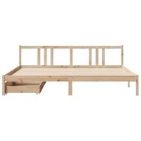 Bedframe zonder matras massief grenenhout 180x200 cm - thumbnail