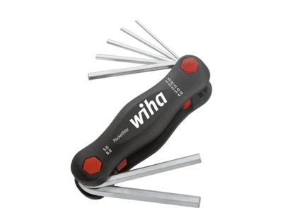 Wiha 351 klein 7tlg Inbus Haakse schroevendraaierset 1.5 mm, 2 mm, 2.5 mm, 3 mm, 4 mm, 5 mm, 6 mm 7-delig