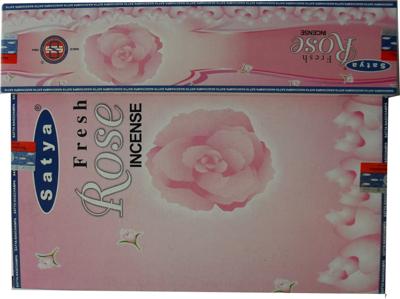 Nag Champa Wierook Fresh Rose (12 pakjes) Nag Champa Wierook Fresh Rose (12 pakjes)