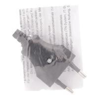 Enzo Stekker zwakstroom zwart 6140200 - thumbnail