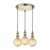 Home Sweet Home hanglamp pendel Vintage 3 lichts rond - Brons - thumbnail