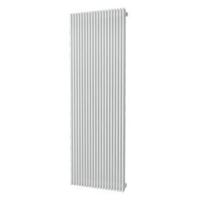 Plieger Antika Retto designradiator verticaal middenaansluiting 1800x595mm 1753W wit structuur 7253217 - thumbnail