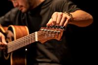 Ortega Performer Series RCE238SN-BKT Full-Size Guitar Black elektrisch-akoestische klassieke gitaar met gigbag - thumbnail