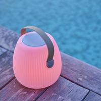 Draadloze bluetooth speakerlamp - LUMISKY - MINI MAY PLAY - H23 cm - Dimbare witte en veelkleurige LED - thumbnail