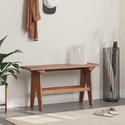 Bank Naturel 100 x 30 x 50 cm Massief gerecycled hout Bank Naturel 100 x 30 x 50 cm Massief gerecycled hout