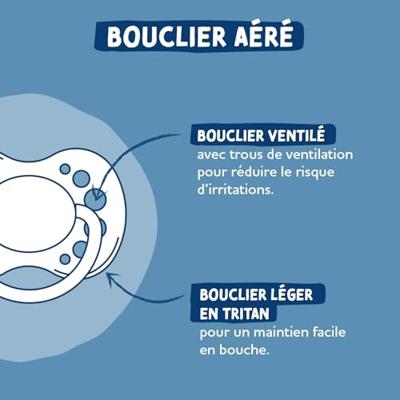 Duo anatomische fopspenen - DODIE - EDL A99 - 0/6 maanden - Otter