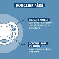 2 Anatomische fopspenen - DODIE - A109 EDL - +18 maanden - Mathilde Cabanas Blauw - thumbnail