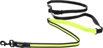 Jogginglijn met heupriem Flitzy zwart/geel (105-175 cm / 70-160 cm) Per stuk