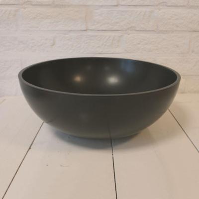 Waskom Luca Sanitair Rond 40x40x15 cm Solid Surface 8 mm Dik Antraciet Luca Sanitair