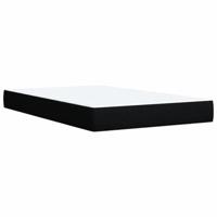 Boxspring met matras stof zwart 120x190 cm - thumbnail