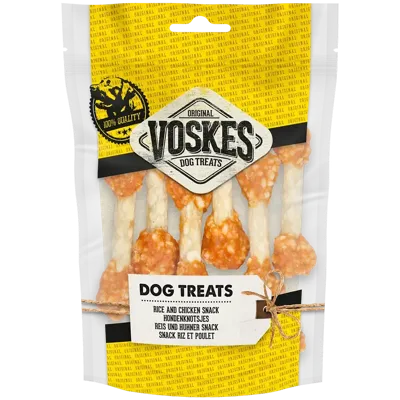 Voskes halters kip & rijst 100g