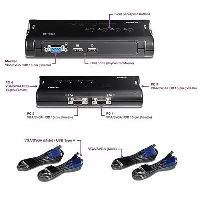 TrendNet TK-407K KVM-switch