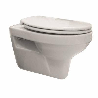 Trevi wandcloset rimless met Ultimo 3.0 toiletzitting softclose en quick release glans wit