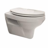 Wiesbaden one pack Trevi rimless wandcloset + zitting diepspoel wit - thumbnail