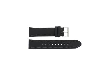 Horlogeband Hugo Boss HB1514147 / HB-511-1-14-4023-3286BLK-1/4 Leder/Kunststof Zwart 22mm Horlogeband Hugo Boss HB1514147 / HB-511-1-14-4023-3286BLK-1/4 Leder/Kunststof Zwart 22mm