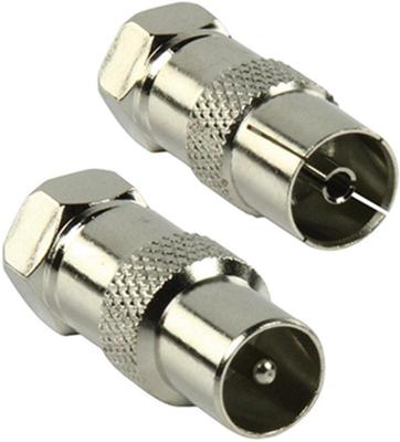 COAX naar F adapters. Set van 2