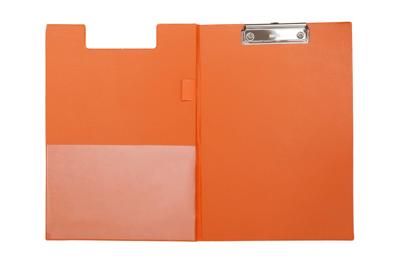 Klembordmap maul a4 staand penlus pvc neon oranje | 12 stuks