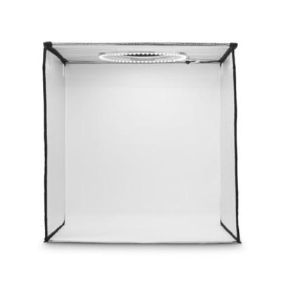 Hama ToGo Opvouwbare Mini Fotostudio + LED-Ringlamp 50x50 cm Zwart/Wit