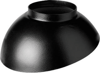 Schaal Ø166mm - vlak/hellend dak 5°-15°