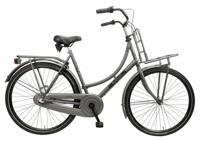 Aldo 28 inch omafiets cargo 57cm 3v grigio mat - thumbnail