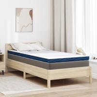 VidaXL Matrastopper wit 90 x 200 cm jacquard stof - thumbnail