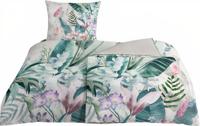 Descanso Dekbedovertrek "jungleprint" - Multi - (135x200 cm) - Biologisch Katoen satijn - thumbnail