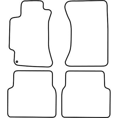 Automatten passend voor Subaru Impreza 2000-2008 TMSB508