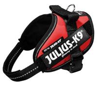 Julius-K9 IDC-Powertuig Mini 49-67cm rood - thumbnail