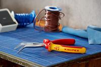 Knipex 26 26 200 Platte rondbektang VDE 45° gebogen Vanadium elektrostaal 200 mm - thumbnail