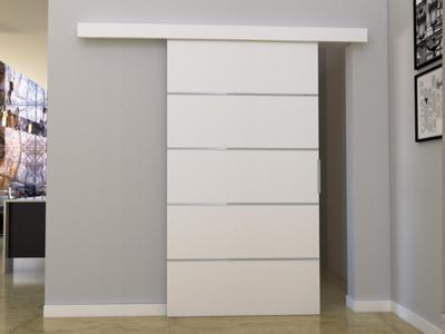 Schuifdeur CLOVIS 96 cm wit