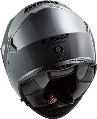 LS2 integraalhelm "ff800 storm ii solid". helmet ff800 storm ii solid m nardo grey