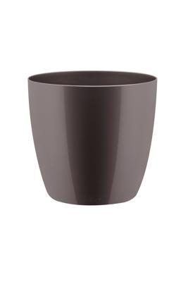 Elho brussels diamond bloempot rond 14 cm oyster pearl