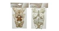 Vlinder veer l,5b8h12c ivoor a2 3st Decoris - Decoris - thumbnail