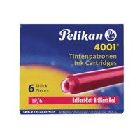 Pelikan inktpatronen 4001 rood - thumbnail
