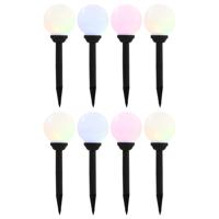 VidaXL Solarlampen 8 st led rond 15 cm rgb - thumbnail