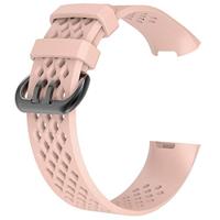 Fitbit Charge 3 & 4 sport bandje - Maat: Large - Roze - thumbnail