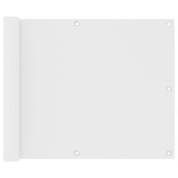 Balkonscherm 75x300 cm oxford stof wit - thumbnail