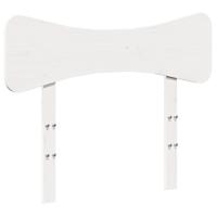 Bedframe zonder matras massief grenenhout wit 90x190 cm - thumbnail