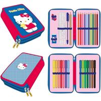Pennenzak Hello Kitty Blauw 12,5 x 19,5 x 4,5 cm - thumbnail