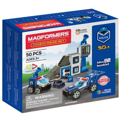 Magformers s.t.e.m. amazing politieset, 50dlg.