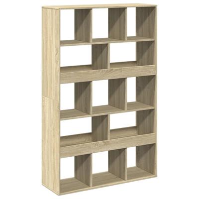 Boekenkast 100x33x156,5 cm bewerkt hout sonoma eikenkleurig