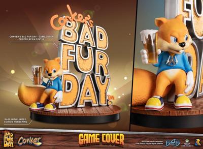 Conker's Bad Fur Day PVC Statue - Game Cover Exclusive Edition (Beer)