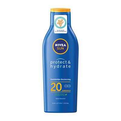 Nivea Sun zonnebrandcrème Protect & Hydrate SPF 20, fles van 200 ml