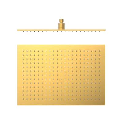Hoofddouche Tres Selection | 31x45 cm | Rechthoek | 24k Goud mat