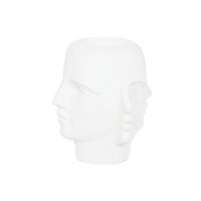 Grondlegger Home ESPRIT Wit Magnesium Modern Gezicht 49 x 49 x 50 cm