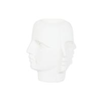 Grondlegger Home ESPRIT Wit Magnesium Modern Gezicht 49 x 49 x 50 cm - thumbnail