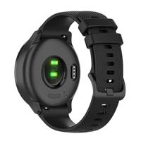 Garmin Venu 3s / Vivoactive 4s / Venu 2s / Vivomove 3s / Forerunner 255s - Sportband met motief - Zwart - thumbnail