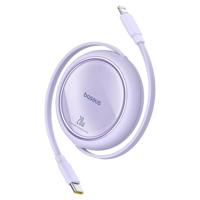 Baseus Free2Pull - 20 W USB-C - Lightning-kabel, 1 m (paars) - thumbnail