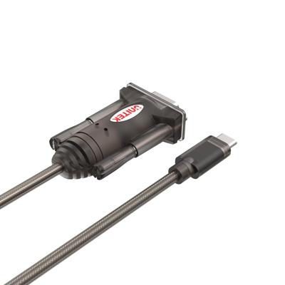 UNITEK Y-1105K seriële kabel Zwart 1,5 m DB-9